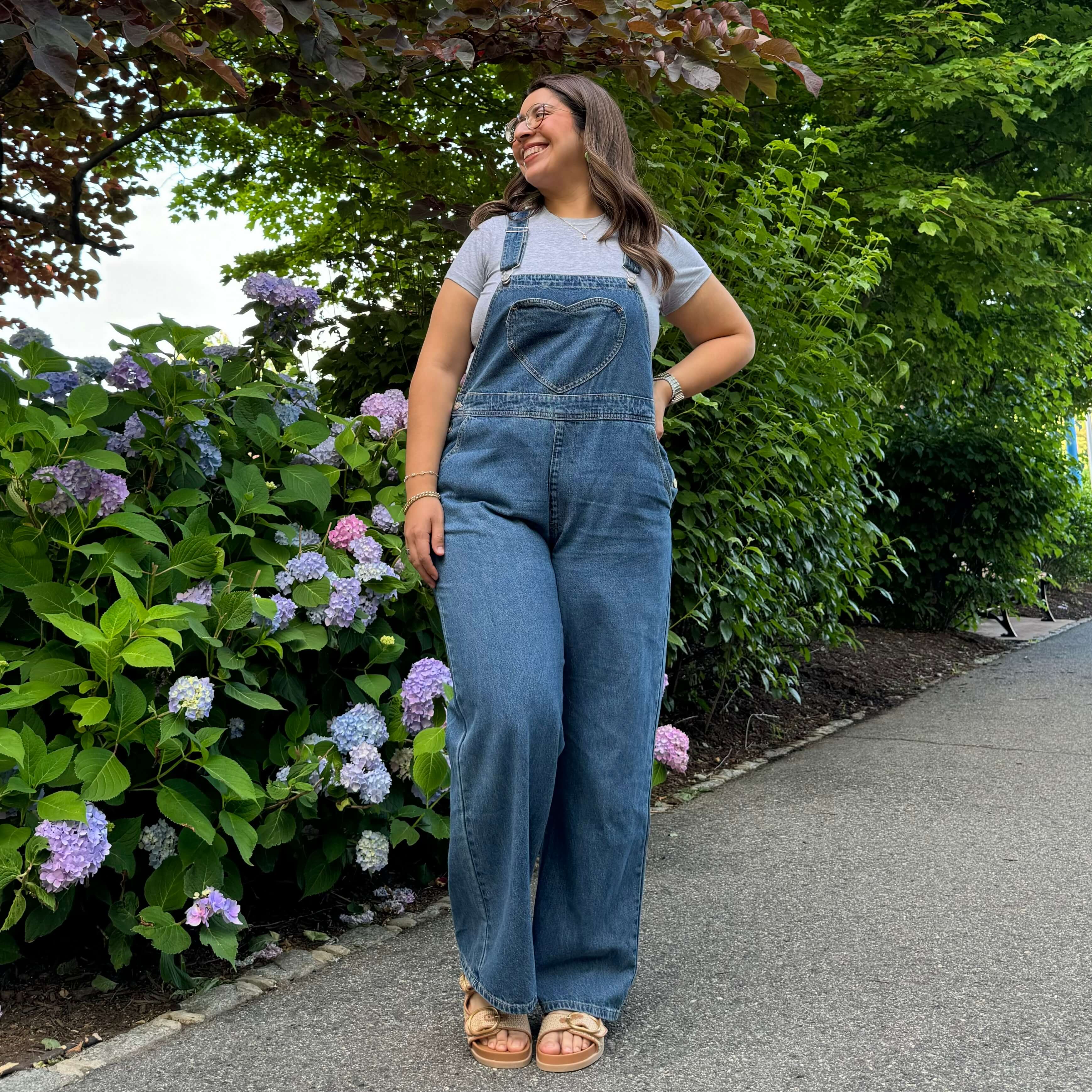 29" Inseam Overall Jeans - Medium Wash *Clearance Sale*