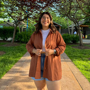 Linen Long-Sleeve Button-Up - Acorn *Clearance Sale*