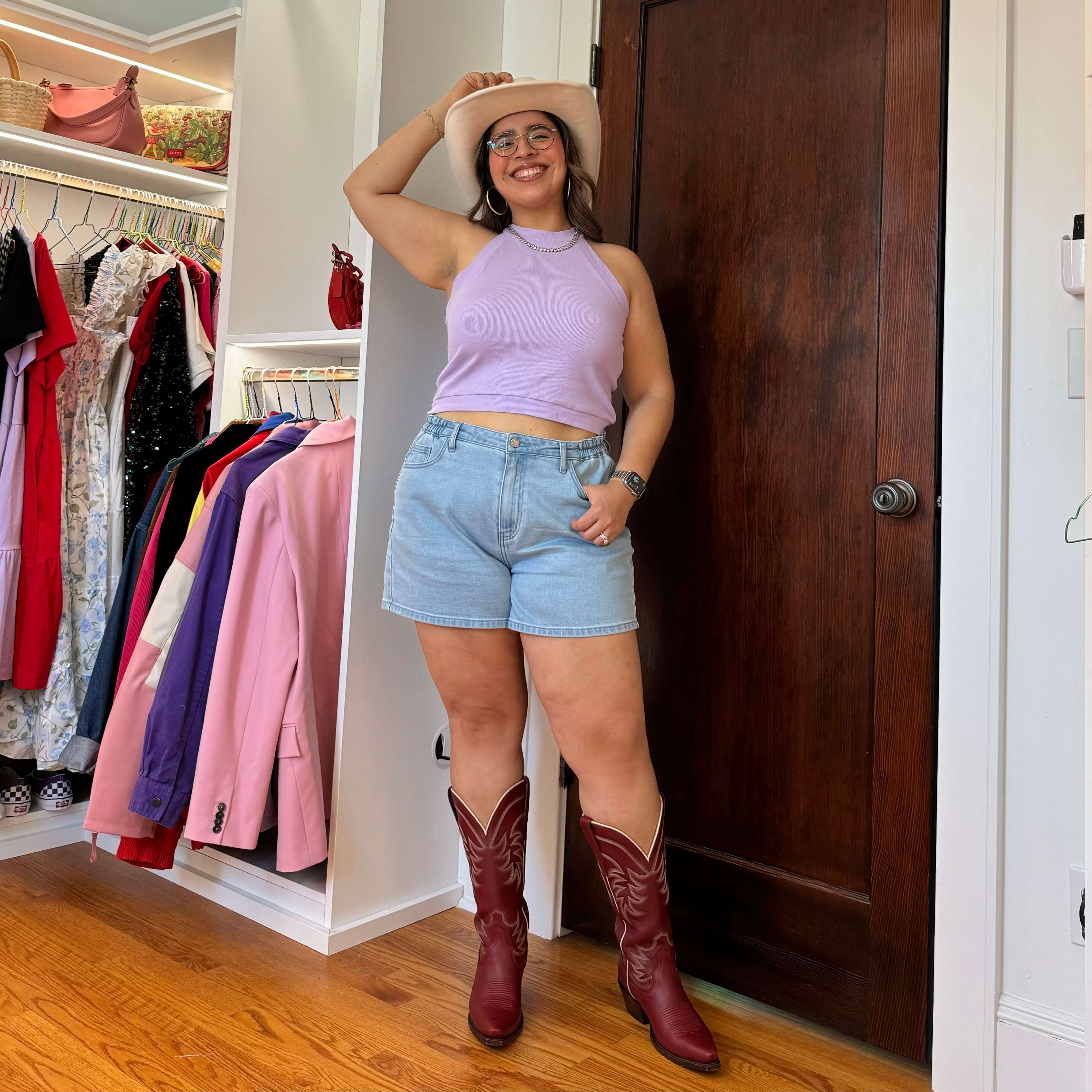 Halter Tank Top - Lavender