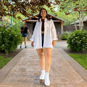 Linen Long-Sleeve Button-Up - Tofu