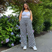 29" Inseam Be Yourself Pants - Checker Black *Clearance Sale*