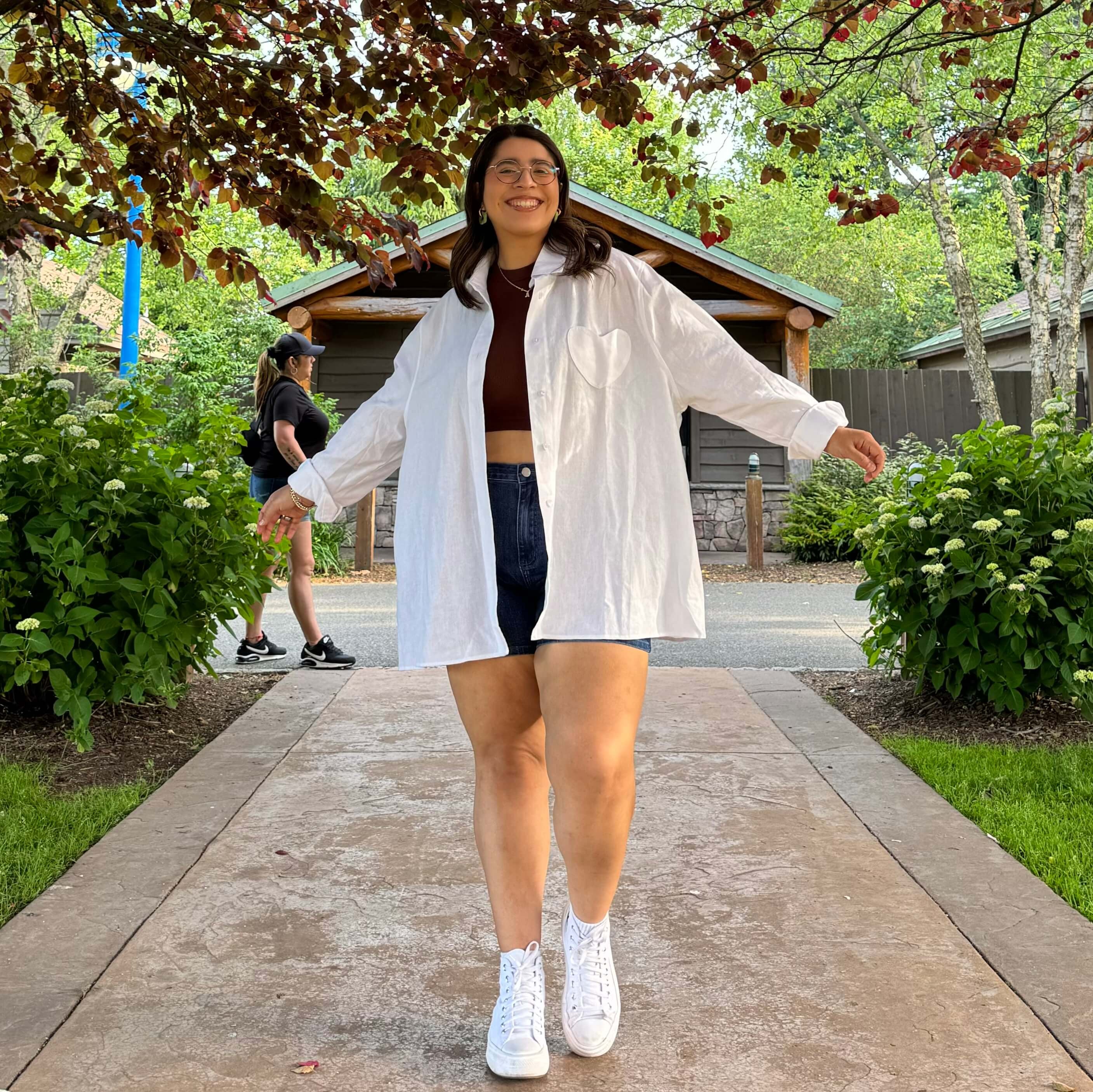 Linen Long-Sleeve Button-Up - Tofu