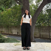 28" Inseam Picnic Pants - Solid Black