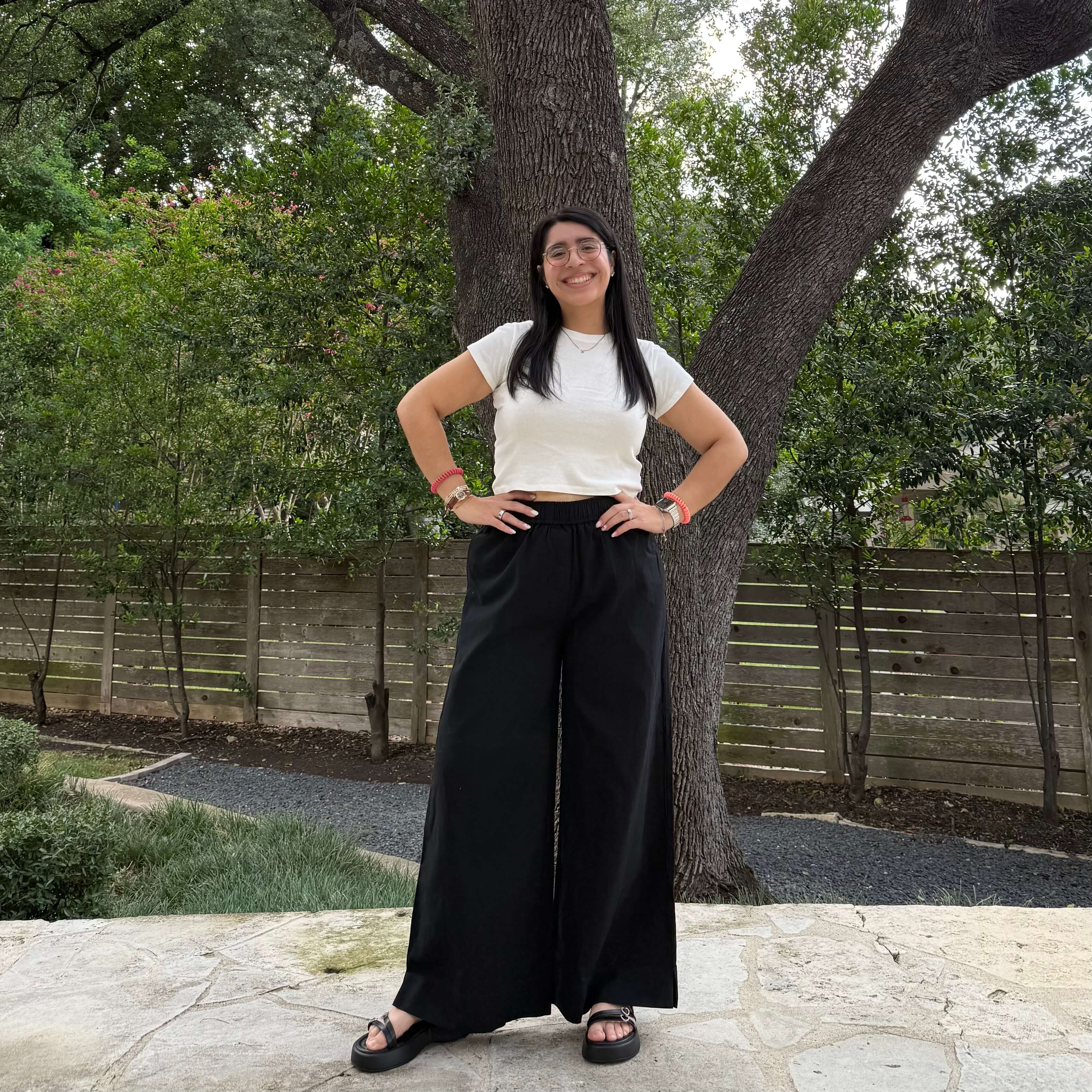 28" Inseam Picnic Pants - Solid Black