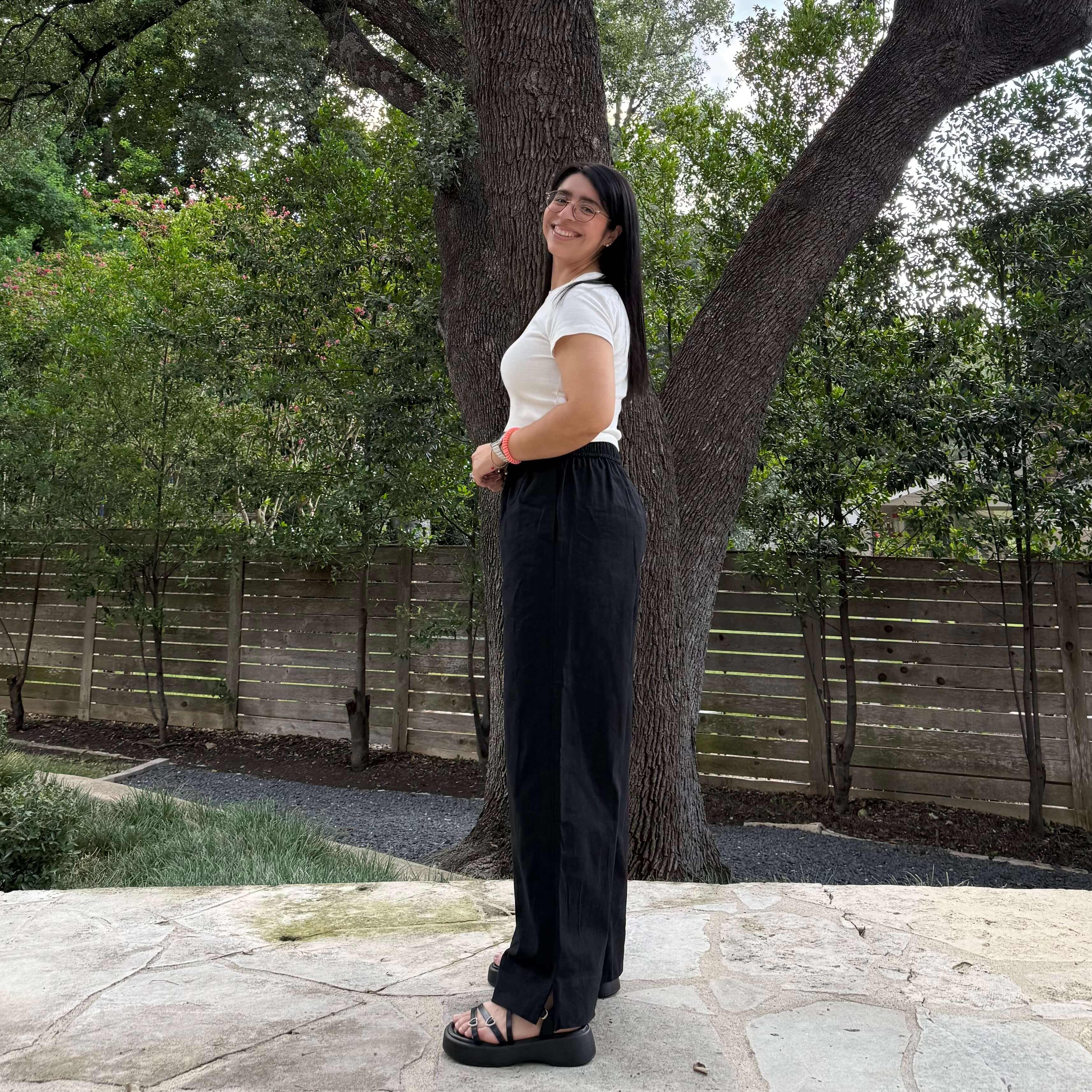 28" Inseam Picnic Pants - Solid Black