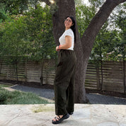 28 Inch Corduroy Pants - Olive *Clearance Sale*