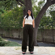 28 Inch Corduroy Pants - Olive *Clearance Sale*