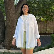 Lightweight Long-Sleeve Button-Up - Tofu