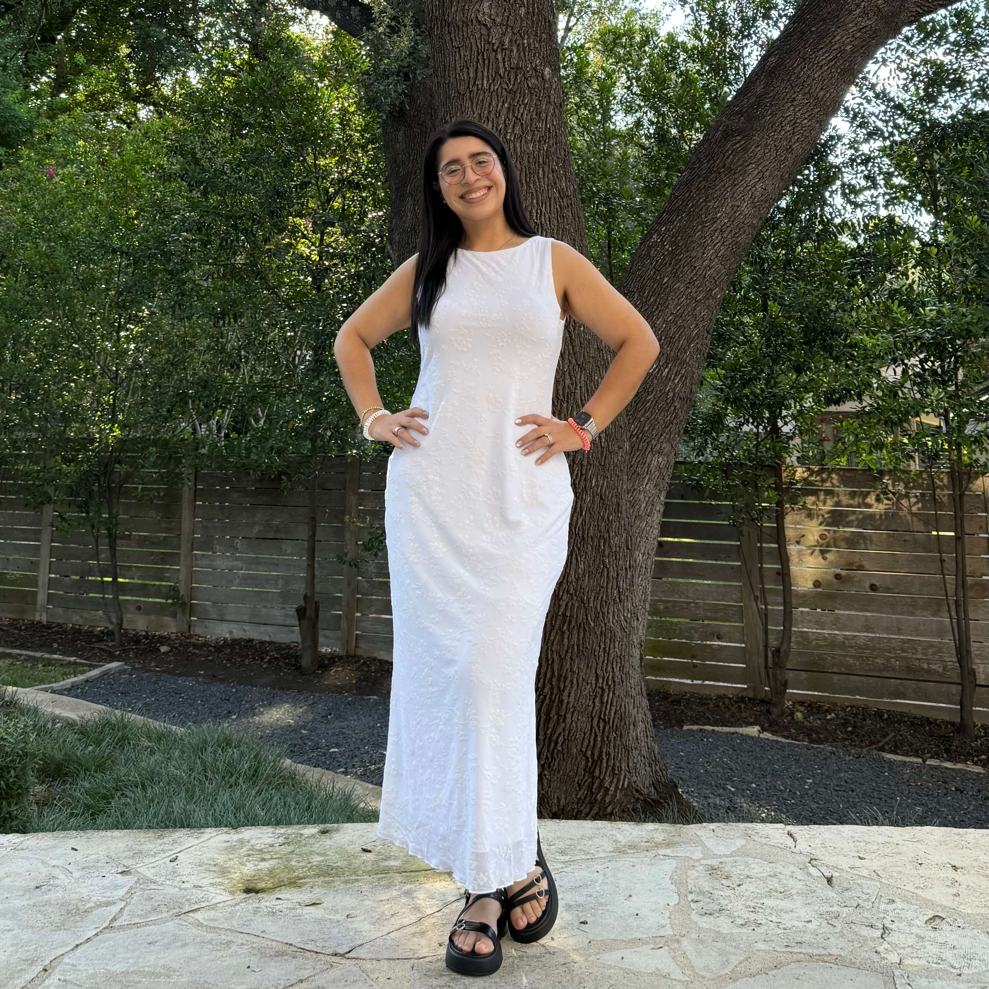 The Muse Dress - White Floral *Clearance Sale*