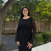 Long-Sleeve Muse Dress - Black Floral