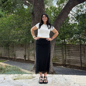 Flora Skirt - Black *Clearance Sale*