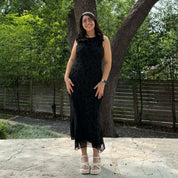 The Muse Dress - Black Floral