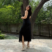 The Muse Dress - Black Floral