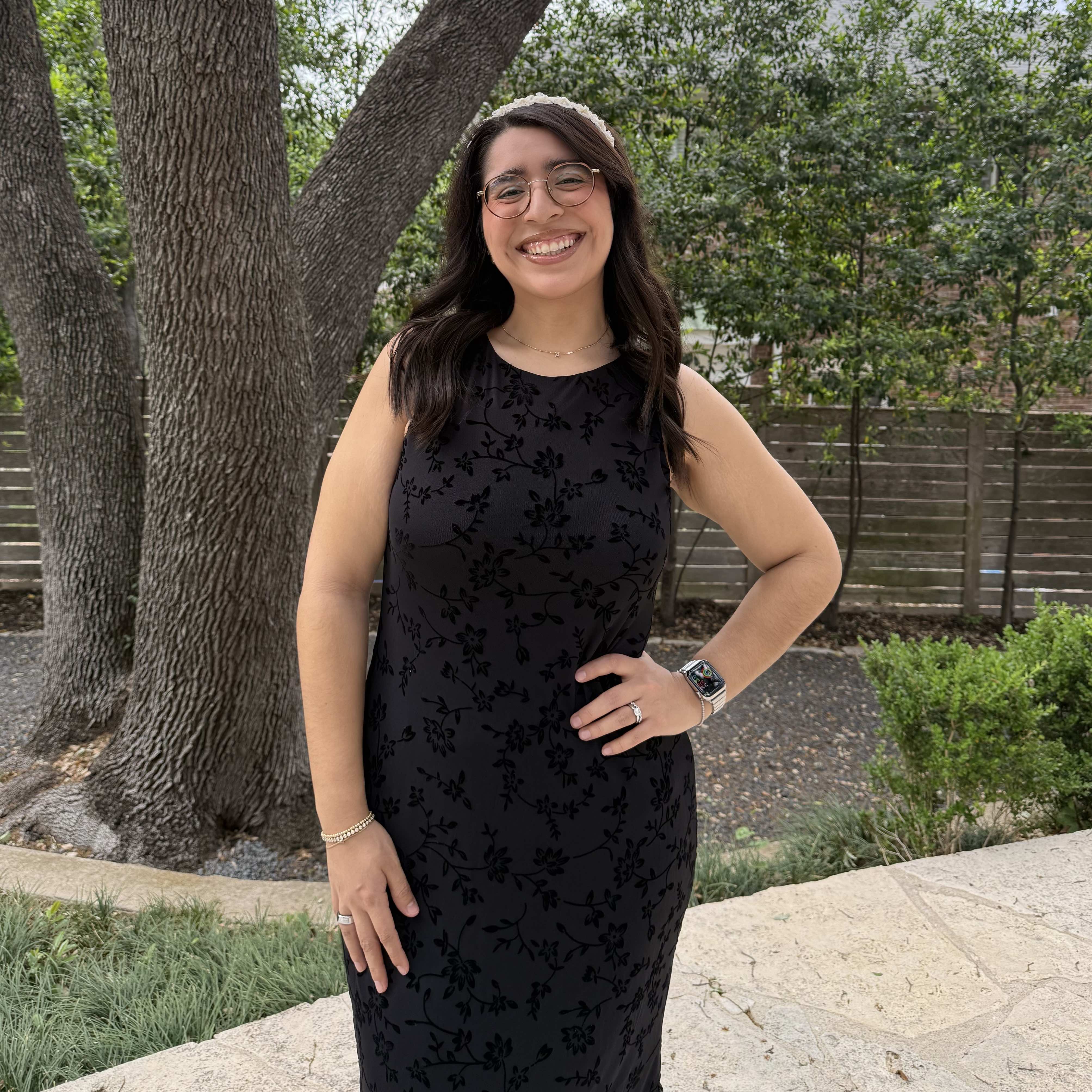 The Muse Dress - Black Floral