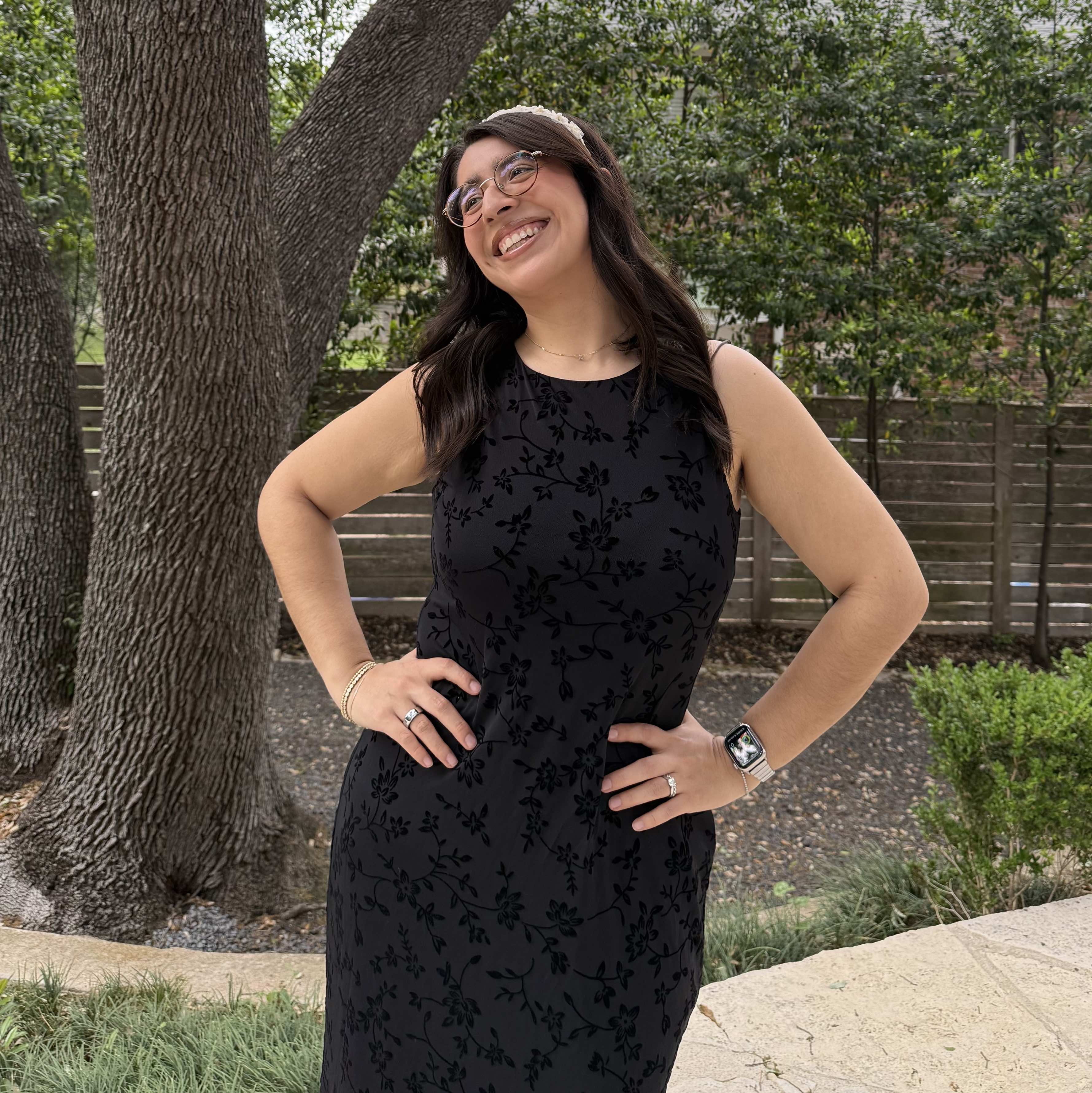 The Muse Dress - Black Floral