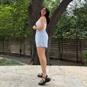 Summer Gingham Shorts - Ocean *Clearance Sale*