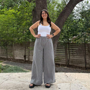 28" Inseam Picnic Pants - Black Gingham