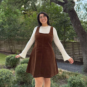Autumn Corduroy Dress - Acorn *Clearance Sale*