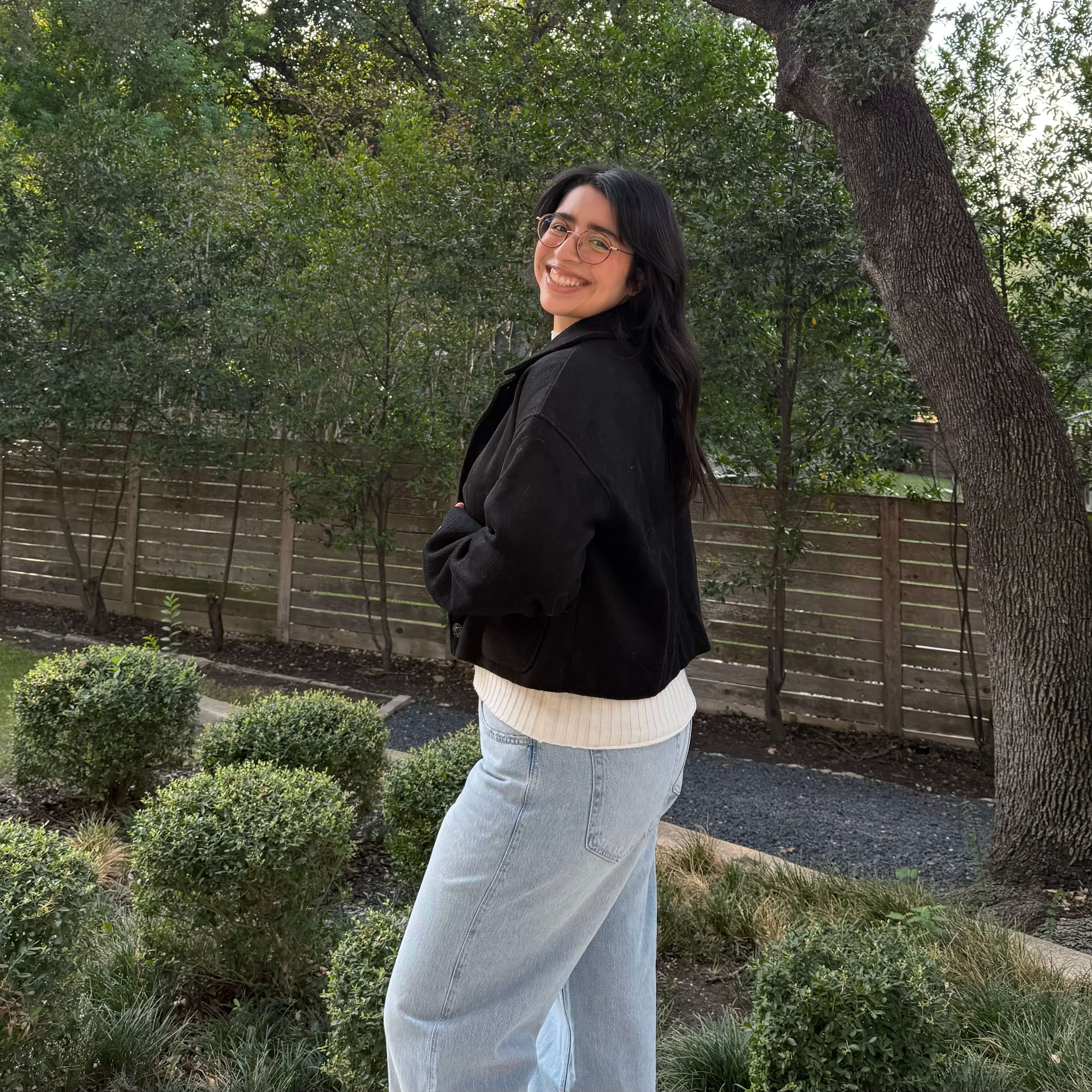 Classic Cropped Jacket - Black