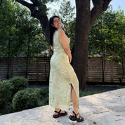 The Flora Dress - Green *Clearance Sale*