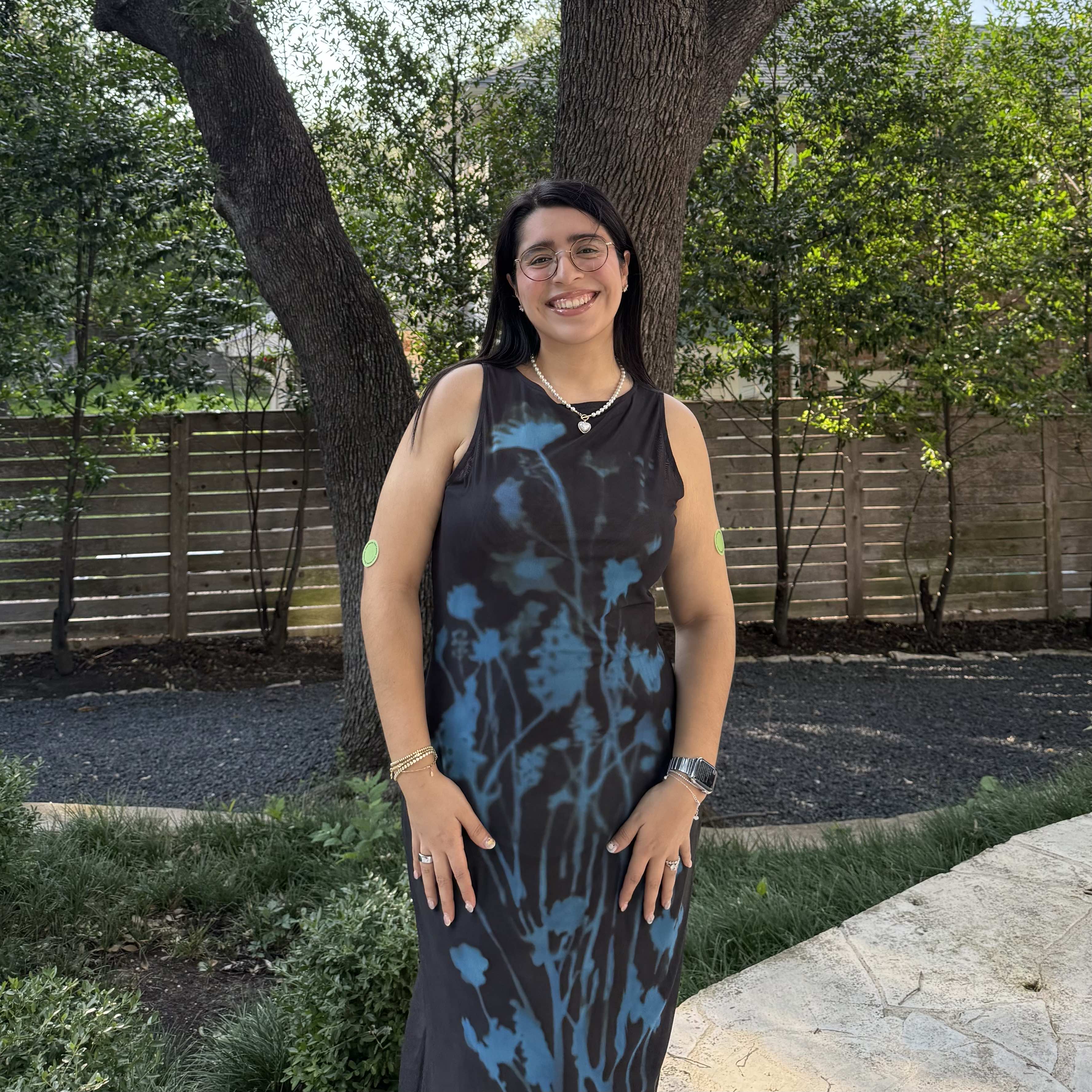 The Flora Dress - Midnight Blue