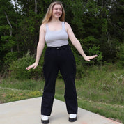 29" Inseam Straight Leg Jeans - Black *Clearance Sale*