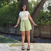 Summer Shorts - Celery *Clearance Sale*