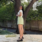 Summer Shorts - Celery *Clearance Sale*