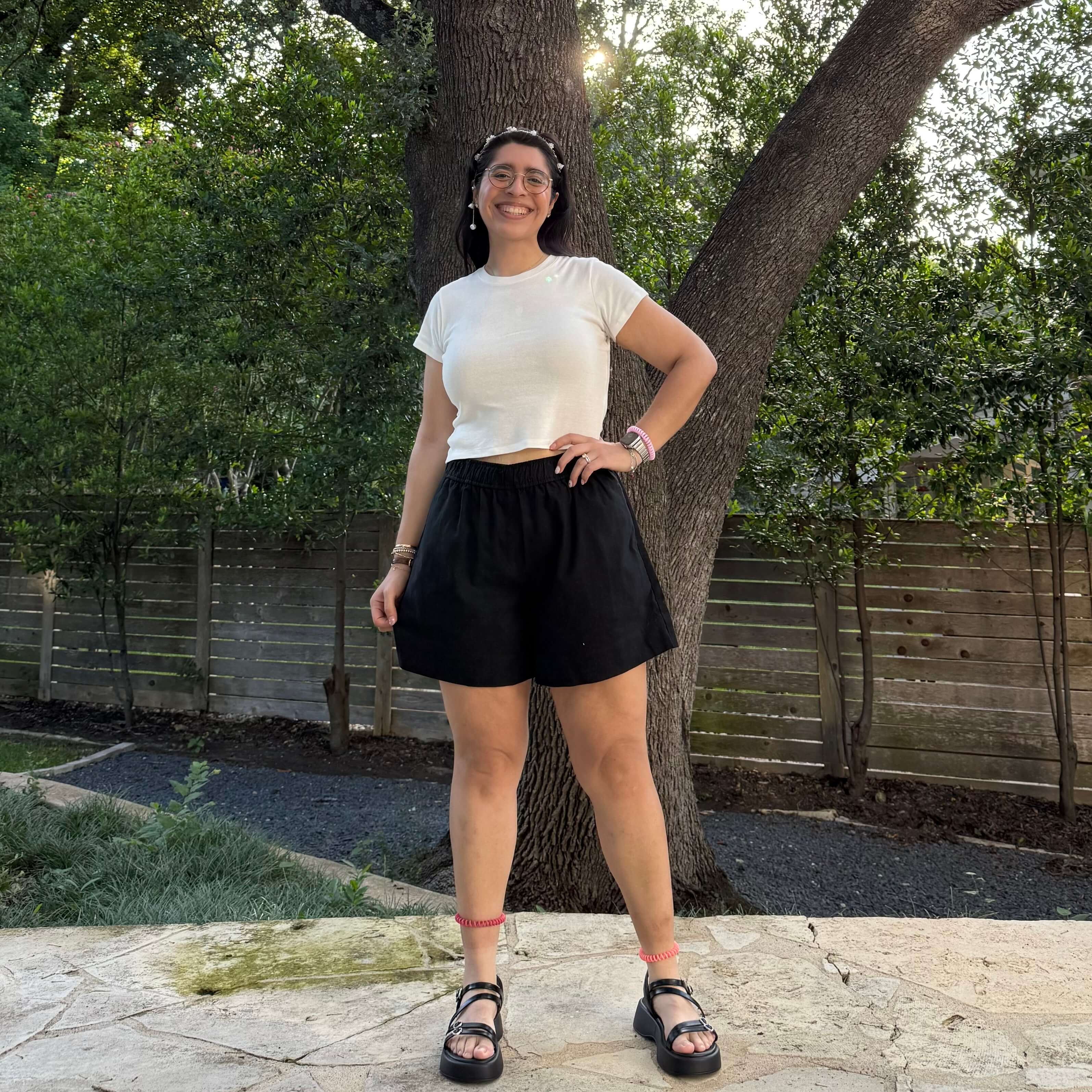 Summer Shorts - Solid Black