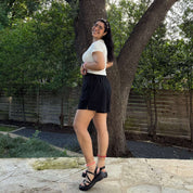 Summer Shorts - Solid Black